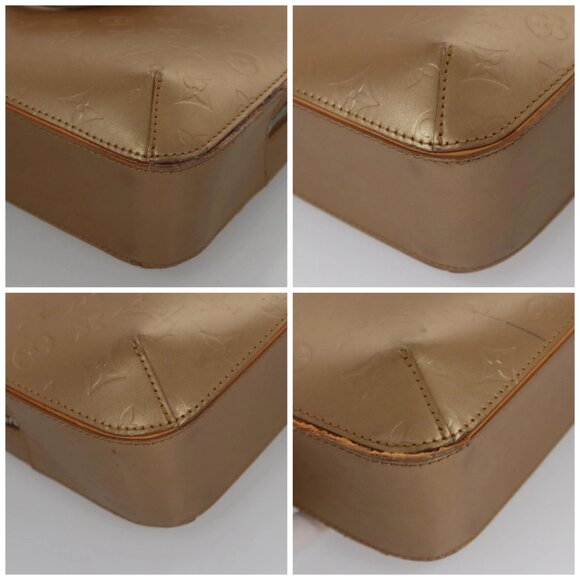 LOUIS VUITTON Monogram Mat Malden Hand Bag Amble M55137 LV Auth 114722 - Picture 15 of 16